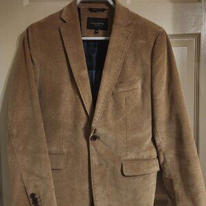 Banana Republic Men's Sport Coat Curdoroy Tan Tailored Fit 38S